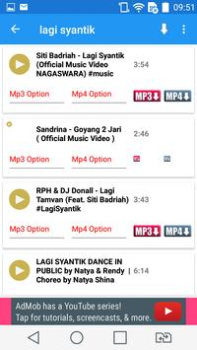 Download Mp3Mp4U Download mp3 Musik dan audio untuk Android tangkapan layar 4