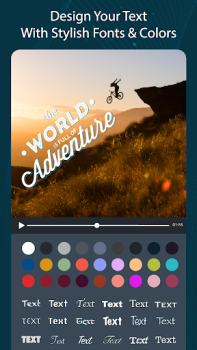 Download Add Fancy Text on Video Pemutar & Editor Video untuk Android tangkapan layar 3