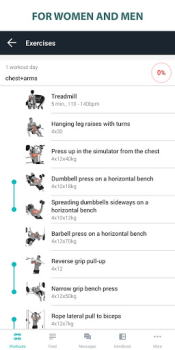 Download Fitness App: Gym Workout Plan Kesehatan & Kebugaran untuk Android tangkapan layar 2