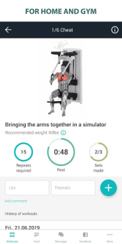 Download Fitness App: Gym Workout Plan Kesehatan & Kebugaran untuk Android tangkapan layar 3