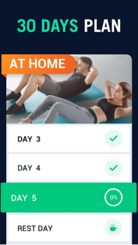 Download 30 Day Fitness Challenge Kesehatan & Kebugaran untuk Android tangkapan layar 2