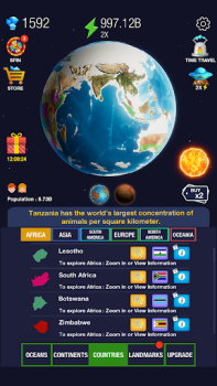 Download Idle World - Build The Planet Permainan kasual untuk Android tangkapan layar 2
