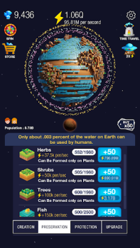 Download Idle World - Build The Planet Permainan kasual untuk Android tangkapan layar 3