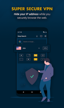 Download Snap Search - Private Browser Komunikasi untuk Android tangkapan layar 2