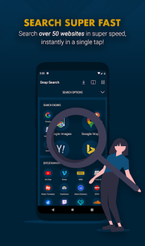 Download Snap Search - Private Browser Komunikasi untuk Android tangkapan layar 3