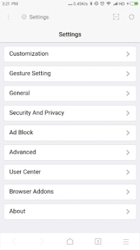 Download XBrowser - Mini & Super fast Komunikasi untuk Android tangkapan layar 3
