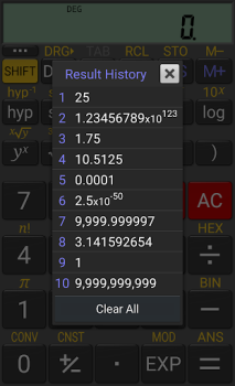 Download RealCalc Scientific Calculator Kerja untuk Android tangkapan layar 4