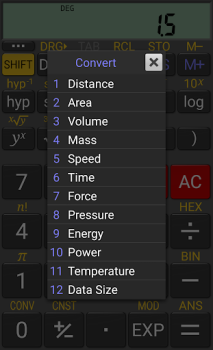 Download RealCalc Scientific Calculator Kerja untuk Android tangkapan layar 6
