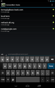 Download ConnectBot Komunikasi untuk Android tangkapan layar 4