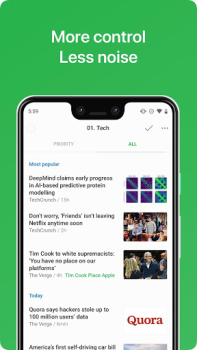 Download Feedly - Smarter News Reader Berita & Majalah untuk Android tangkapan layar 3