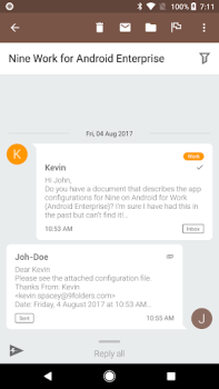 Download Nine - Email & Calendar Bisnis untuk Android tangkapan layar 7
