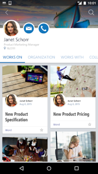 Download Office Delve Kerja untuk Android tangkapan layar 4