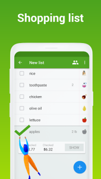 Download Listonic: Grocery List App Pembelian untuk Android tangkapan layar 2