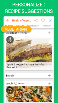 Download Recipe Calendar - Meal Planner Makanan dan minuman untuk Android tangkapan layar 2