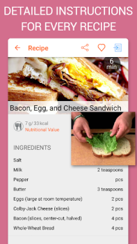 Download Recipe Calendar - Meal Planner Makanan dan minuman untuk Android tangkapan layar 4