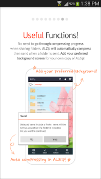 Download ALZip – File Manager & Unzip Alat untuk Android tangkapan layar 7