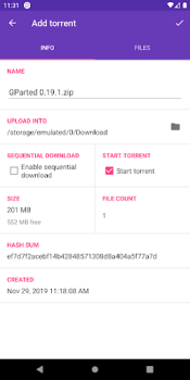 Download LibreTorrent Pemutar & Editor Video untuk Android tangkapan layar 6