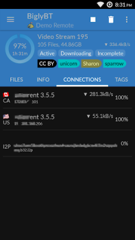 Download BiglyBT, Torrent Downloader Alat untuk Android tangkapan layar 3