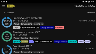 Download BiglyBT, Torrent Downloader Alat untuk Android tangkapan layar 5