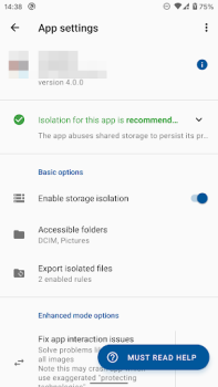Download Storage Isolation Alat untuk Android tangkapan layar 3