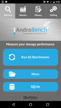 Download Androbench (Storage Benchmark) Alat untuk Android tangkapan layar 2
