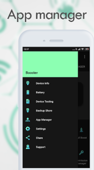 Download Booster for Android: optimizer & cache cleaner Alat untuk Android tangkapan layar 6