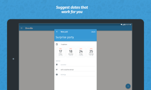 Download Doodle - Easy Scheduling Kerja untuk Android tangkapan layar 7