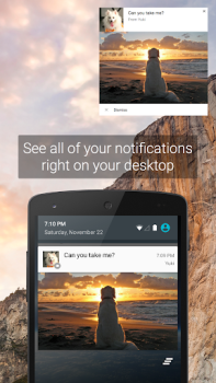 Download Pushbullet: SMS on PC and more Alat untuk Android tangkapan layar 3