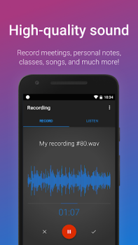 Download Easy Voice Recorder Kerja untuk Android tangkapan layar 2