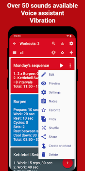 Download Tabata Timer: Interval Timer Kesehatan & Kebugaran untuk Android tangkapan layar 5
