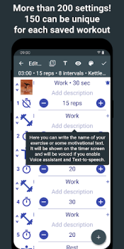 Download Tabata Timer: Interval Timer Kesehatan & Kebugaran untuk Android tangkapan layar 7