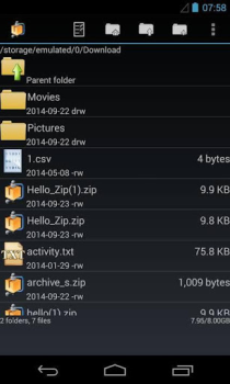 Download AndroZip File Manager Alat untuk Android tangkapan layar 5