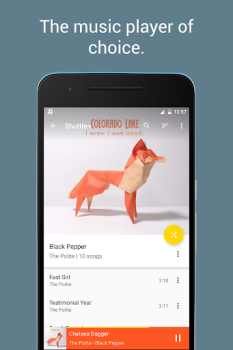 Download Shuttle Music Player (Legacy) Musik dan audio untuk Android tangkapan layar 5