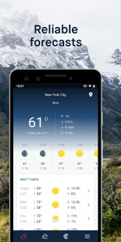 Download WeatherPro: Forecast & Radar Cuaca untuk Android tangkapan layar 2
