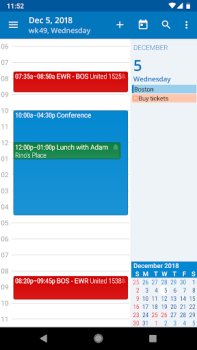 Download aCalendar - your calendar Kerja untuk Android tangkapan layar 2
