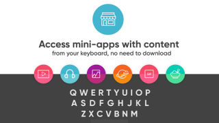 Download Fleksy fast emoji keyboard app Personalisasi untuk Android tangkapan layar 2