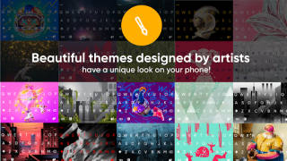 Download Fleksy fast emoji keyboard app Personalisasi untuk Android tangkapan layar 5
