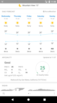 Download Weather Mate (Weather M8) Cuaca untuk Android tangkapan layar 3