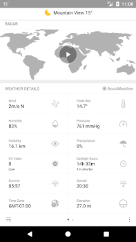 Download Weather Mate (Weather M8) Cuaca untuk Android tangkapan layar 4