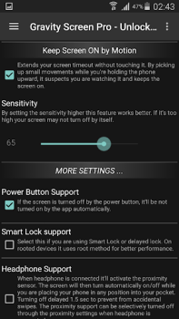 Download Gravity Screen - On/Off Alat untuk Android tangkapan layar 4