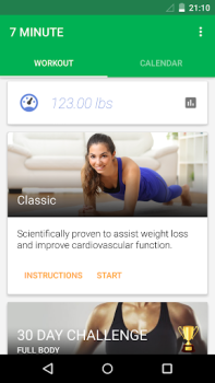 Download 7 Minute Workout Kesehatan & Kebugaran untuk Android tangkapan layar 2