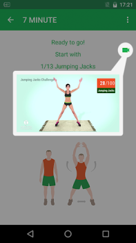 Download 7 Minute Workout Kesehatan & Kebugaran untuk Android tangkapan layar 4