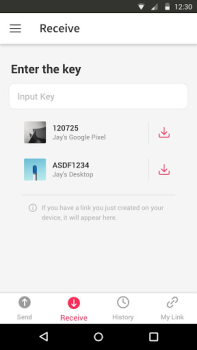 Download Send Anywhere (File Transfer) Kerja untuk Android tangkapan layar 3