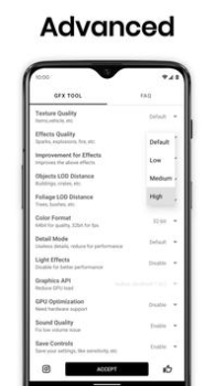 Download GFX Tool: Launcher & Optimizer Alat untuk Android tangkapan layar 4