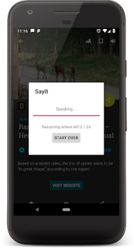 Download SayIt: Read with Ears Alat untuk Android tangkapan layar 3
