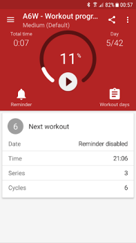 Download Abs workout A6W - flat belly Kesehatan & Kebugaran untuk Android tangkapan layar 3