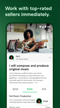 Download Fiverr - Freelance Service Bisnis untuk Android tangkapan layar 2