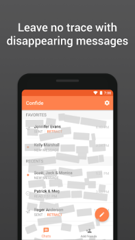 Download Confide - secure messenger Komunikasi untuk Android tangkapan layar 3