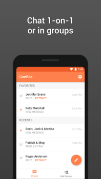 Download Confide - secure messenger Komunikasi untuk Android tangkapan layar 6