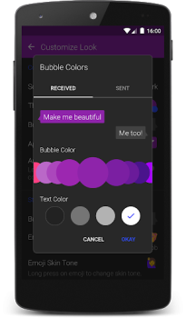 Download Textra SMS Komunikasi untuk Android tangkapan layar 2